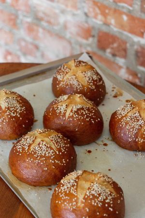 Our brioche bread at Bite Me Cafe in Madrid