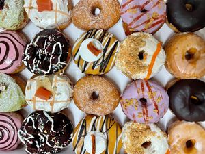 Mini donuts (tasting pack of 20) at Bite Me Cafe in Madrid