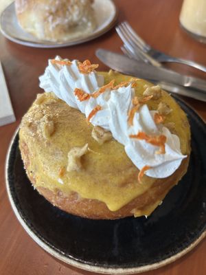 Donut carrot cake  at Bite Me Cafe in Madrid