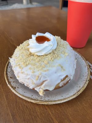 Apricot donut   at Bite Me Cafe in Madrid