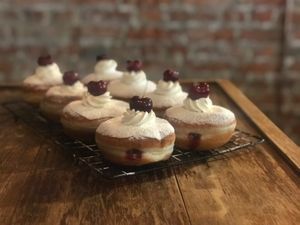 Cherry halo at Bite Me Cafe in Madrid
