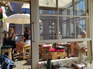 Balcony at De Laatste Kruimel - Langebrugsteeg in Amsterdam