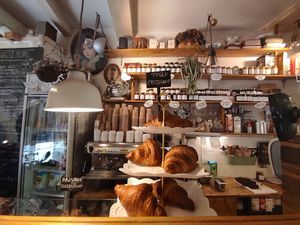 Vegan croissants at De Laatste Kruimel - Langebrugsteeg in Amsterdam