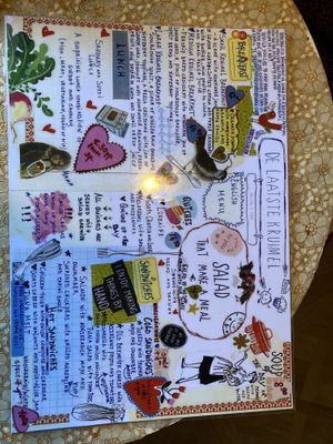 Menü 1  at De Laatste Kruimel - Langebrugsteeg in Amsterdam