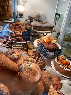 Vegan muffins at De Laatste Kruimel - Langebrugsteeg in Amsterdam