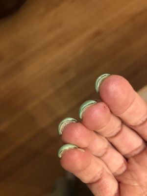 Nails are too thick   at Line Spa and Polish in Vancouver