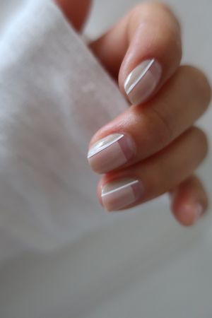 manicure at Line Spa and Polish in Vancouver