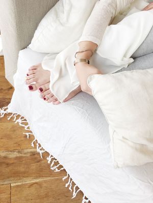 pedicure at Line Spa and Polish in Vancouver