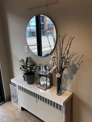 Spa entrance at Line Spa and Polish in Vancouver