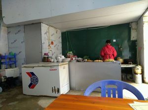 “kitchen“ at Nha Hang Hoa Tam Chay in Sapa