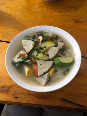 Noodle soup at Nha Hang Hoa Tam Chay in Sapa