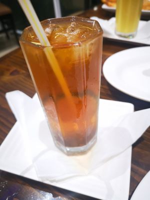 Iced tea at Veg-Delight in Blantyre