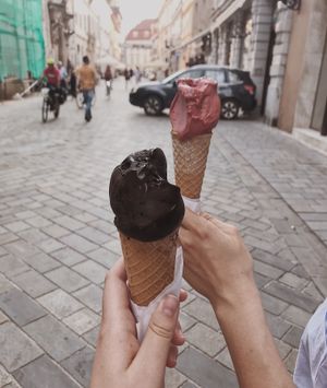 Dm at Arthur Ice Cream in Bratislava