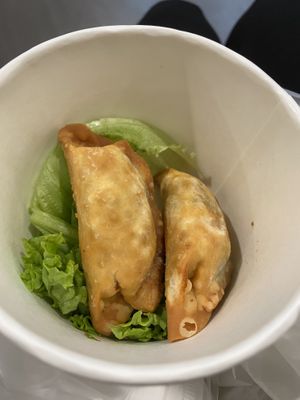 Fried veg gyoza at Greendot 绿一点 - Northpoint in North Singapore