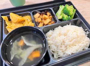 A variation of QQ Tofu Rice Bento  at Greendot 绿一点 - Northpoint in North Singapore