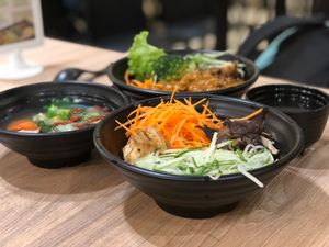 Shitake mushroom sauce noodle  at Greendot 绿一点 - Northpoint in North Singapore