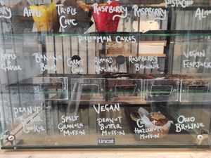Vegan options at Bear Market Coffee in Blackrock