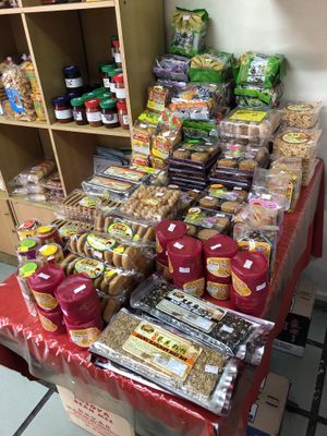 Dried food selection  at Fa Hua in Batu Caves