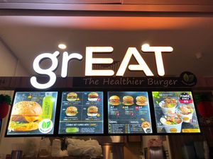 Menu at grEAT in Central Singapore