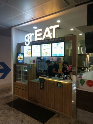 Counter at grEAT in Central Singapore