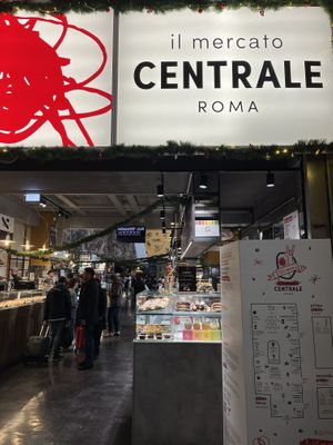 Entrance of Mercato Centrale  at Mercato Centrale Roma in Rome