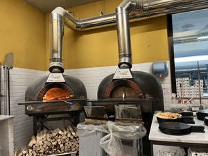 Pizza oven   at Mercato Centrale Roma in Rome