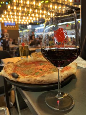 Marinara pizza   at Mercato Centrale Roma in Rome