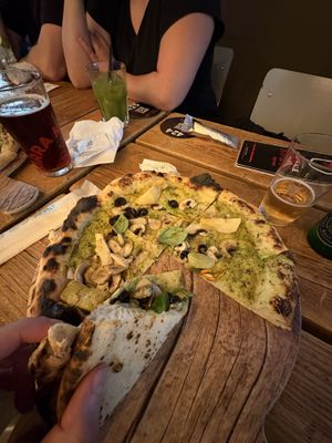 Pizza Vegana  at Mercato Centrale Roma in Rome