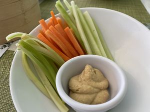Hummus  at Garden Fresh Cafe in Palm Beach
