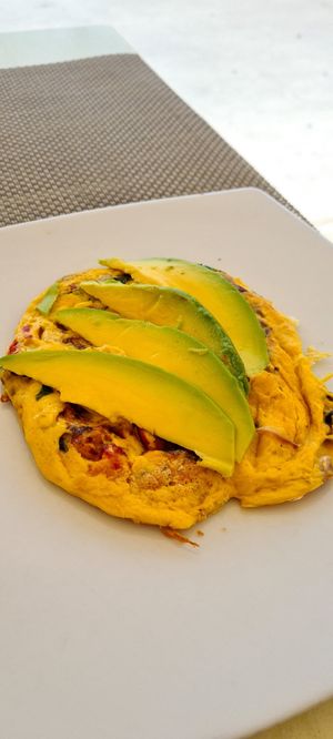 Just EGG omelette at Garden Fresh Cafe in Palm Beach