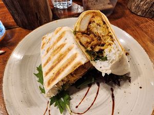 Vegan chicken burrito at 108 Paradise Cafe - Maybe closed in North Sydney
