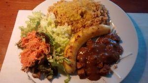 Exotic Rice Dish (vegan) at De Wankele Tafel in The Hague