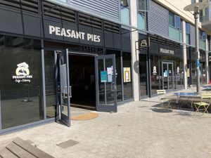 Entrance at Peasant Pies Cafe in San Francisco