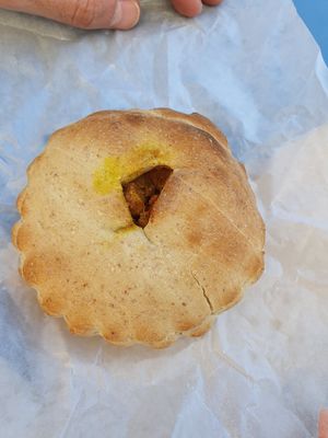 Curry pie at Peasant Pies Cafe in San Francisco