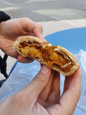 Curry pie at Peasant Pies Cafe in San Francisco