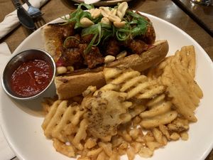 KFC ‘chicken’ made vegan, spice and good! at The Street Eatery in Calgary