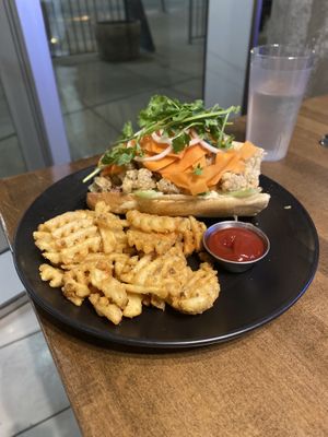 Vegan banh mi  at The Street Eatery in Calgary