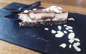 Vegan tiramisu at The Street Eatery in Calgary