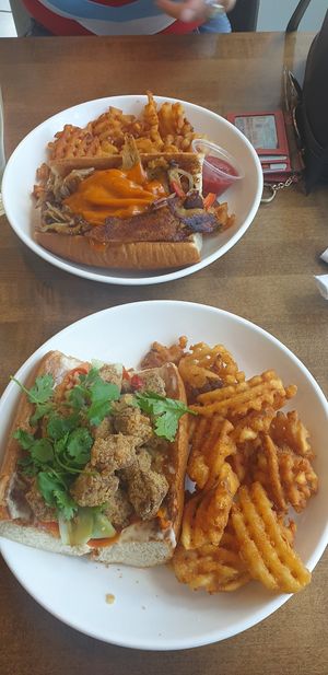 Bahn Mi and Chilly Cheezesteak at The Street Eatery in Calgary
