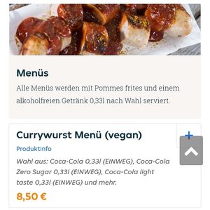 Currywurst at Schanzen Döner in Hamburg