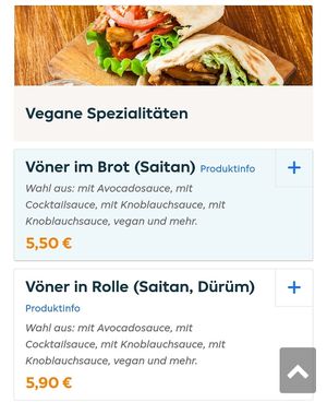 Vöner at Schanzen Döner in Hamburg