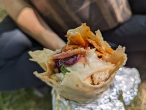 It tasted way better than it looks here at Schanzen Döner in Hamburg