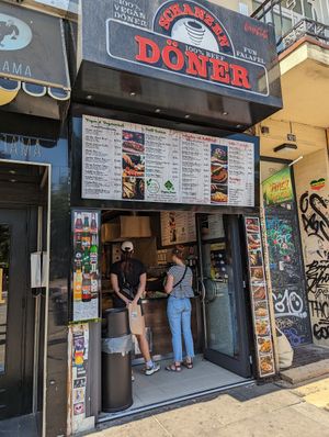 Half the menu is vegan! at Schanzen Döner in Hamburg