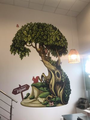 decoration at Terre Vegane in Rixheim