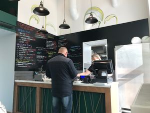 The menu (ask if you don't speak Polish! They're great and very helpful staff)  at Wegetarianski Bar Mleczny in Warsaw