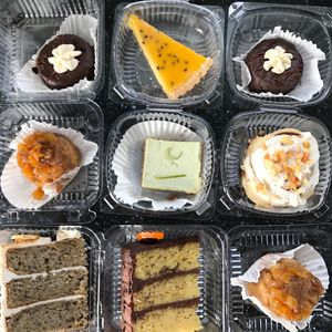 Some of the goodies. at Bananarama Bakery in Pahoa