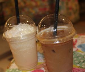 Coconut coffee at The Note Coffee in Hoi An