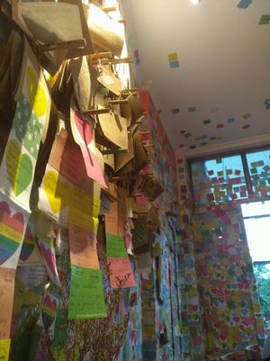 inside the cafe at The Note Coffee in Hoi An