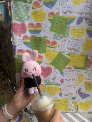 Coconut coffee at The Note Coffee in Hoi An