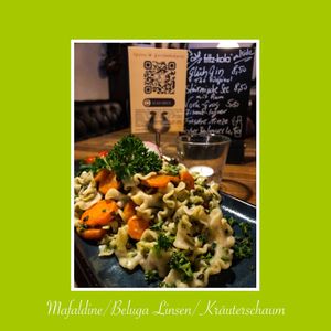 Mafaldine aus eigener Herstellung  #Veganuary at Pferdestall in Borkum